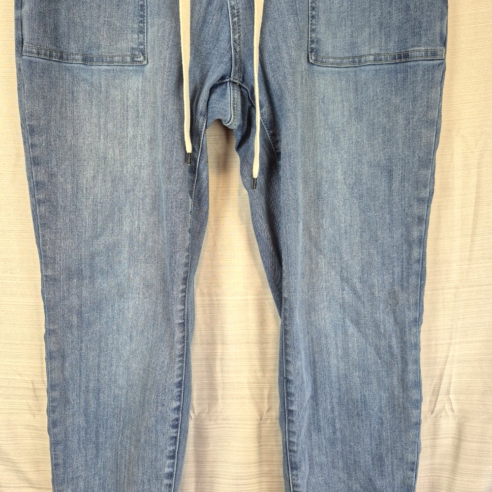 Judy Blue Jeans Womens 11/30 Black Jogger High Waist Drawstring Stretch JB88496 - Picture 8 of 16